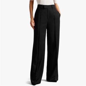 Ted Baker Women's Hildiat High Waisted Wide Leg Pants in black size Ted 1 / US 4